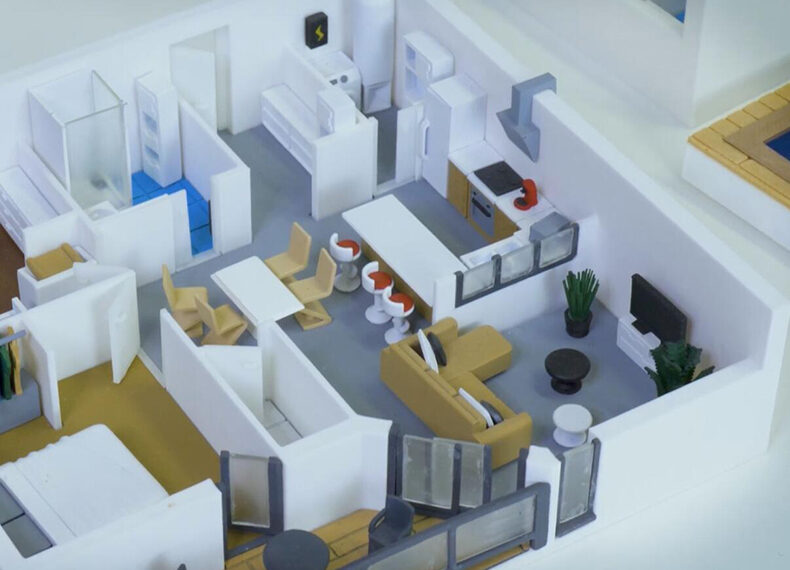 Architectural Models - Case 1 Fumel3D