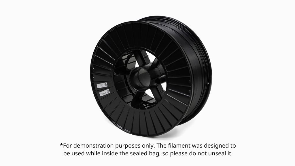 Raise3D Hyper Speed ABS Filament (2.5kg)-Black-02
