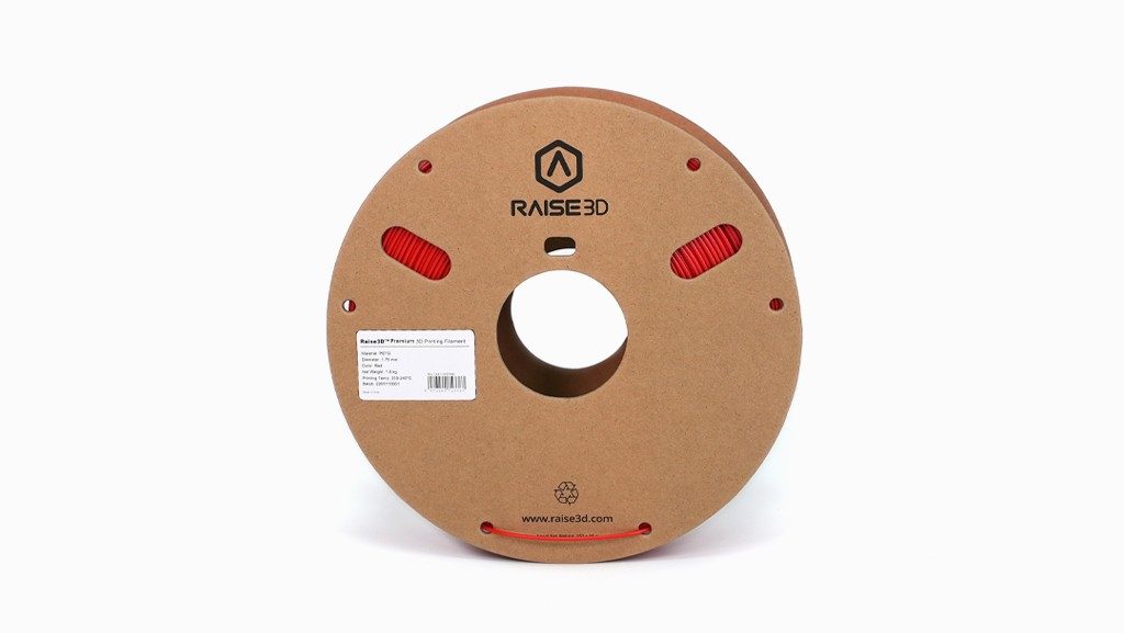 Raise3D PremiumPETG Red - 1 Cardboard Spool